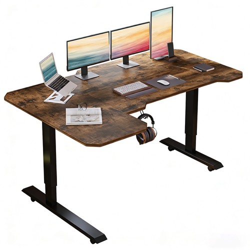Shaped height adjustable - l-shaped,