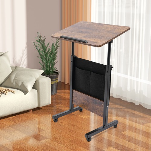 Rolling laptop desk adjustable - desk,
