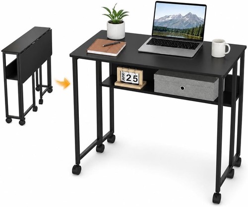 Small folding desk wheels - desk,