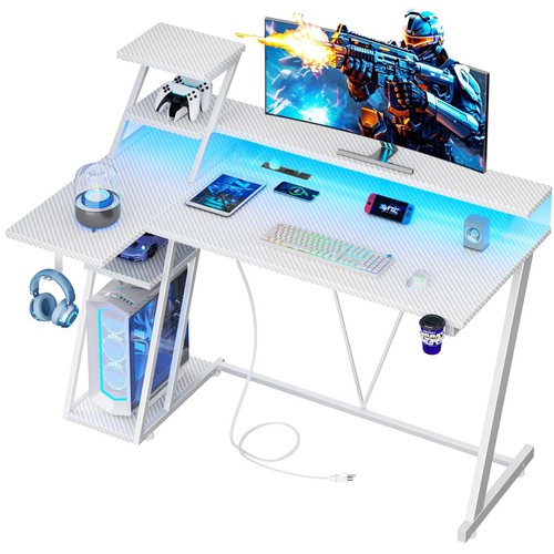 Gaming desk with led light - gaming,