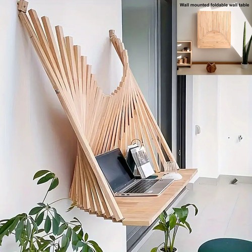 Folding desk wall - desk, mounted