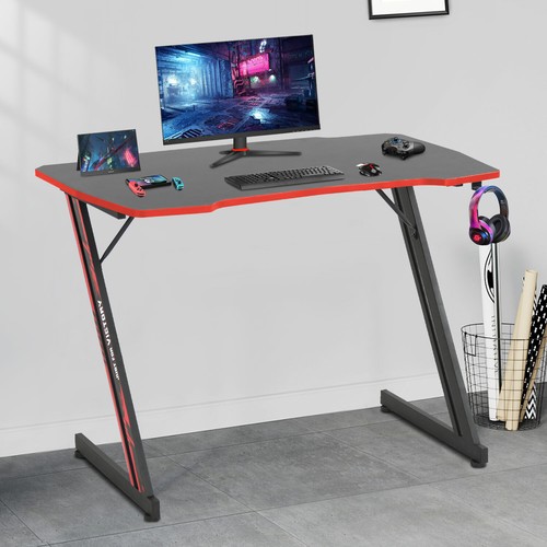 Shaped computer gamaing desk - z,