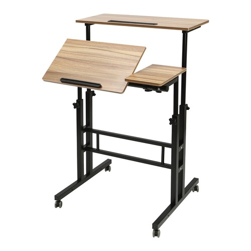 Rolling laptop desk adjustable - rolling,