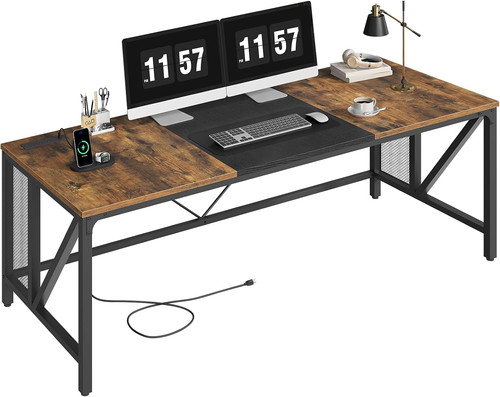 Computer desk with power - computer,